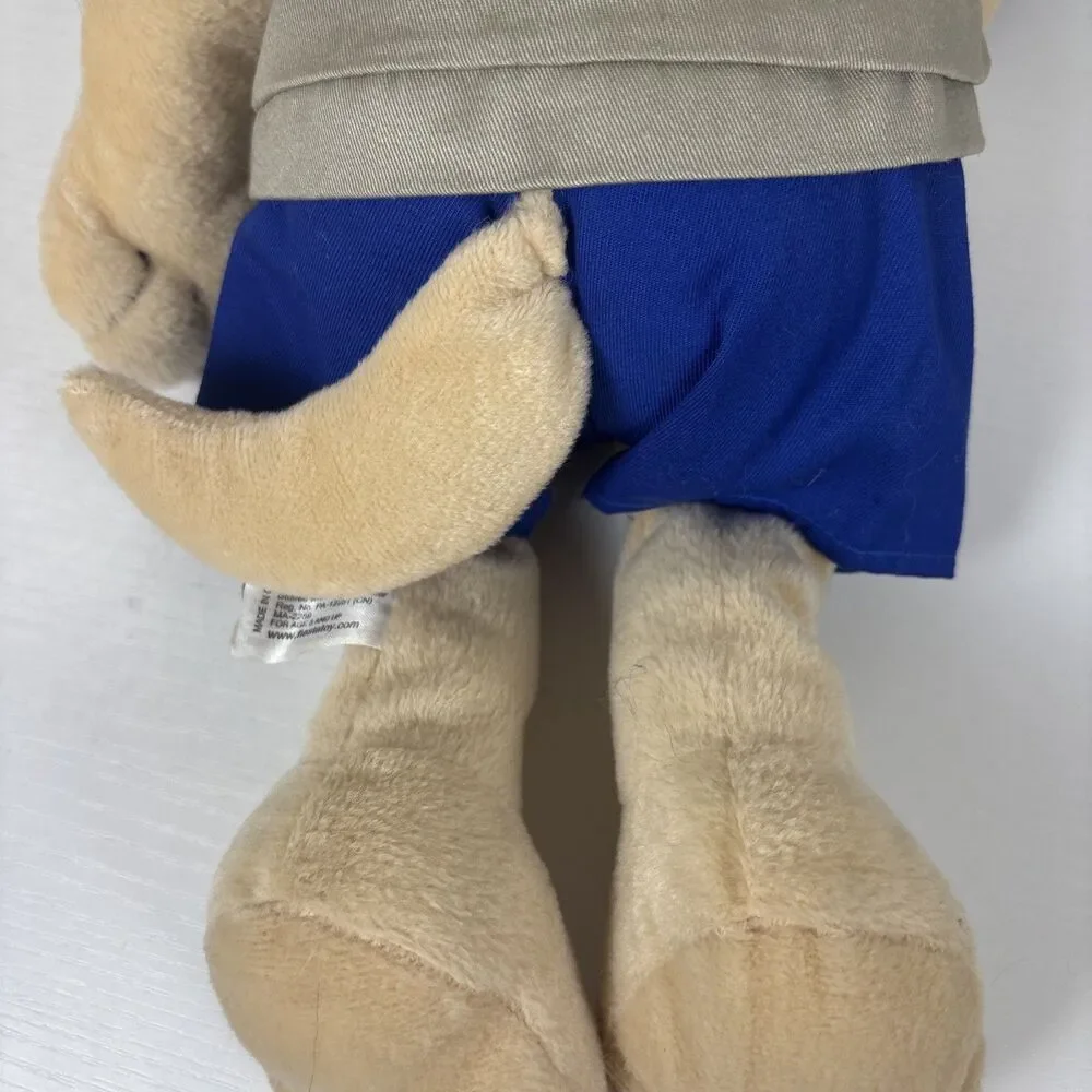 Fiesta News Hound Dog Reporter 15” Plush Stuffed Washington DC Museum Newseum